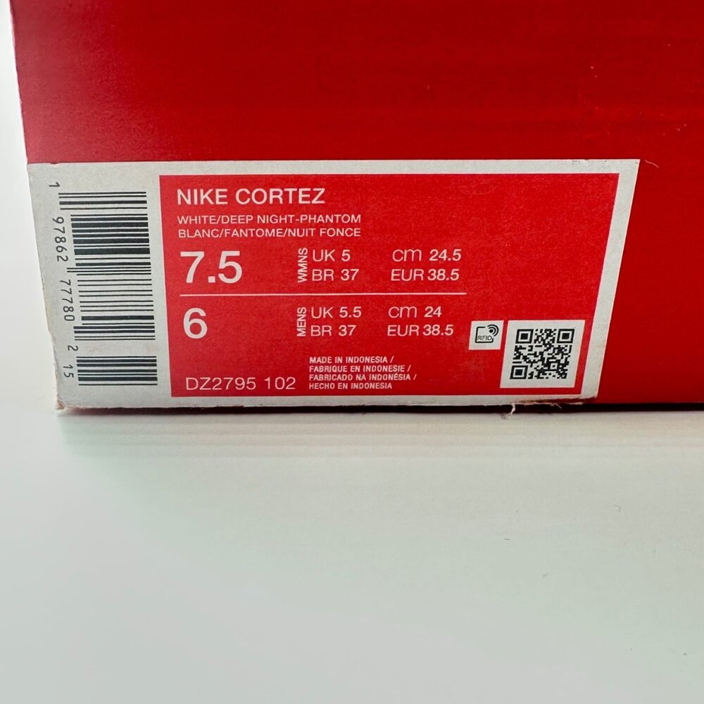 Women's Nike Cortez Textile White Phantom Alabaster DZ2795-102 Size 7.5 NEW - Picture 10 of 10